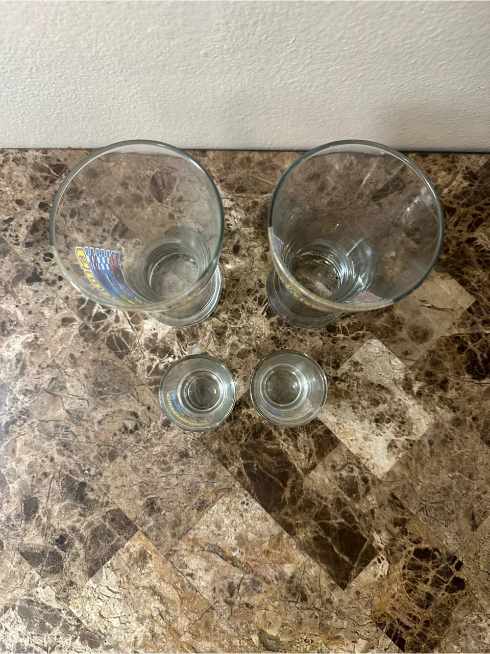 Jeff Gordon #24 Nascar Drinking And Shot Glass Set